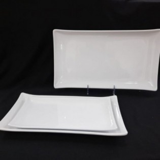 BANDEJA RECT. BLANCA 31,2 x 17,6 CM