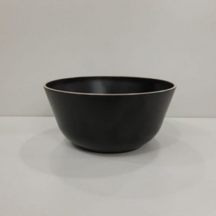ENSALADERA NEGRO VIENA 25 x 11,5 CM