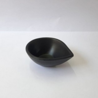 BOWL GOTA NEGRO MATE 10 x 8,5 x 4 CM