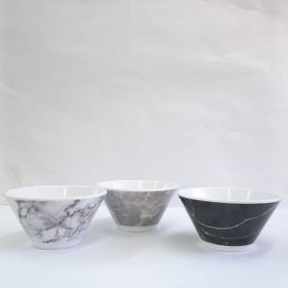 BOWL CÓNICO 12,5 x 6,5 CM MÁRMOL SURTIDO 2