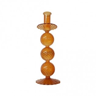 CANDELABRO NARANJA 27 x 9 CM