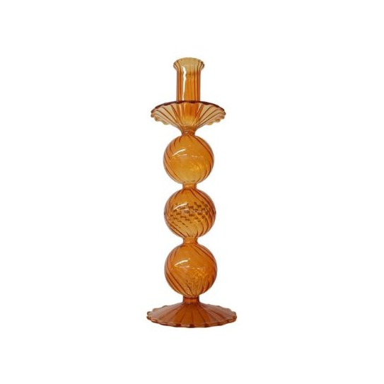 CANDELABRO NARANJA 27 x 9 CM