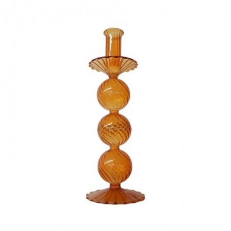 CANDELABRO NARANJA 27 x 9 CM