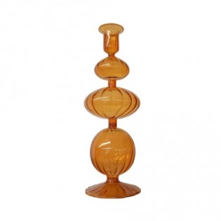 CANDELABRO NARANJA 27,5 x 9,5 CM