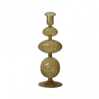 CANDELABRO VERDE 27,5 x 9,5 CM