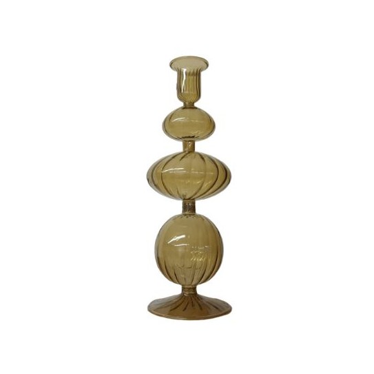 CANDELABRO VERDE 27,5 x 9,5 CM