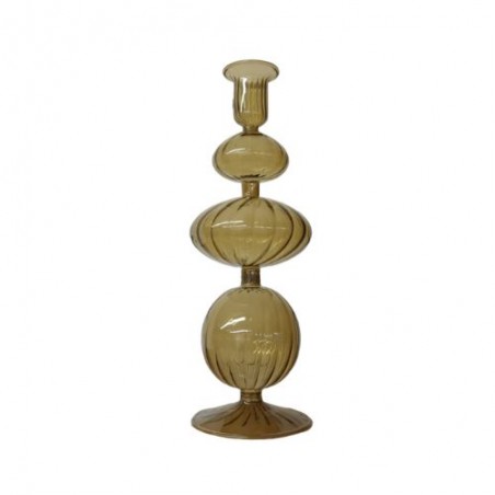 CANDELABRO VERDE 27,5 x 9,5 CM