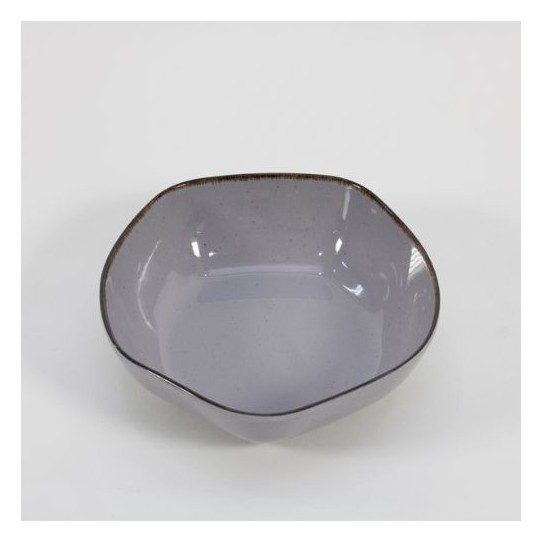 BOWL PENTAGONAL MILAN GRIS 16,5 CM