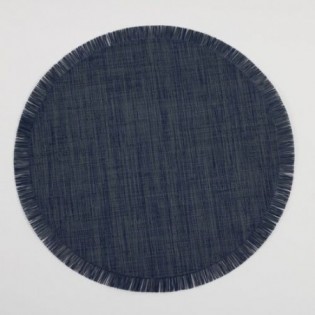 INDIV. REDONDO 38 CM AZUL x 4 PCS