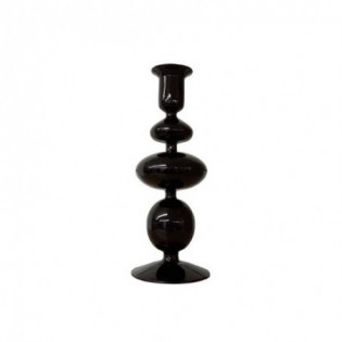 CANDELABRO NEGRO 21,5 x 8,5 CM
