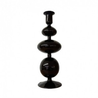 CANDELABRO NEGRO 27,5 x 9,5 CM