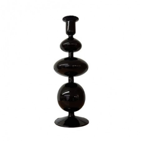 CANDELABRO NEGRO 27,5 x 9,5 CM
