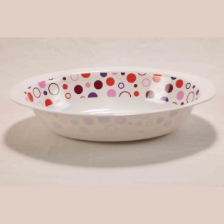 FUENTE OVAL PROFUNDA - 25 x 18,5 x 6 cm
