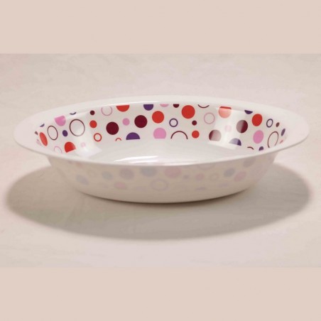 FUENTE OVAL PROFUNDA - 25 x 18,5 x 6 cm