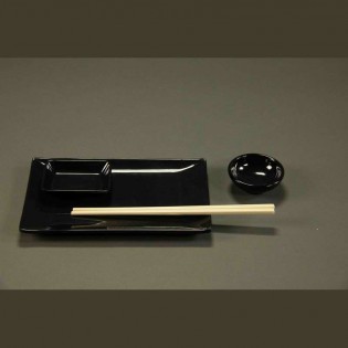 BOWL REDONDO SUSHI NEGRO - Ø 8 cm