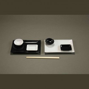 PLATO RECTANGULAR SUSHI BLANCO - 25 x 16 cm 2