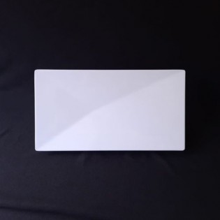 BANDEJA RECTANGULAR BLANCA 32,5 x 17,6 x 2,3 CM