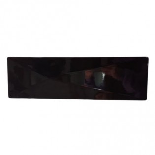 BANDEJA RECTANGULAR NEGRA 53 x 16,2 x 2,3 CM