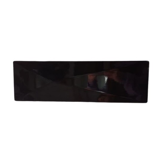 BANDEJA RECTANGULAR NEGRA 53 x 16,2 x 2,3 CM