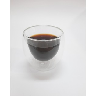VASO DOBLE VIDRIO REDONDEADO 80ML