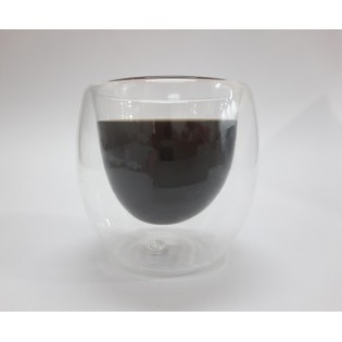 VASO DOBLE  VIDRIO REDONDEADO 150ML