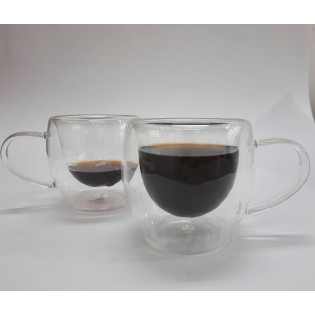 TAZA DE VIDRIO REDONDEADA 150ML 2