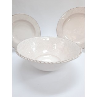 BOWL CREMA CUADRILLE, 17 X 6 CM 2