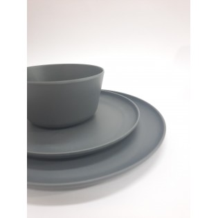 BOWL GRIS MATE 13 X 6,5 CM 2