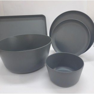 BANDEJA GRIS MATE 34 X 23,5 CM 2