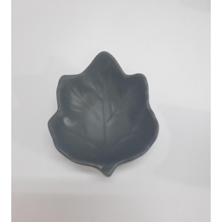 BOWL HOJA GRIS MATE  9,5 X 8 X 3CM