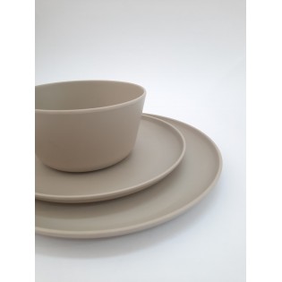 BOWL BEIGE MATE 13 X 6,5 CM 2