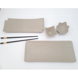 BOWL HOJA BEIGE MATE  9,5 X 8 X 3CM 2
