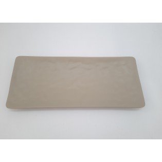 PLATO RECT. BEIGE MATE 28,5 X 11,9X 2,4CM