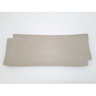 PLATO RECT. BEIGE  MATE 27,5 X 10,7 X 2,6CM