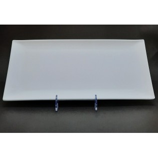 BANDEJA RECT. BLANCO MATE 37 X 17CM