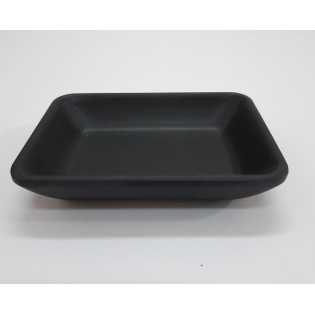 BOWL  RECT. NEGRO MATE 9 X 7 CM