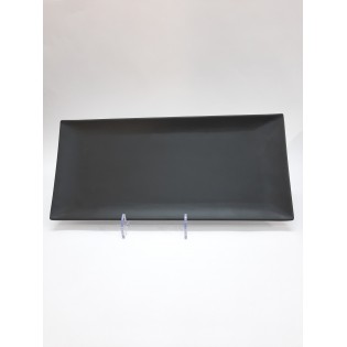 BANDEJA  RECT. NEGRO MATE 37 X 17CM