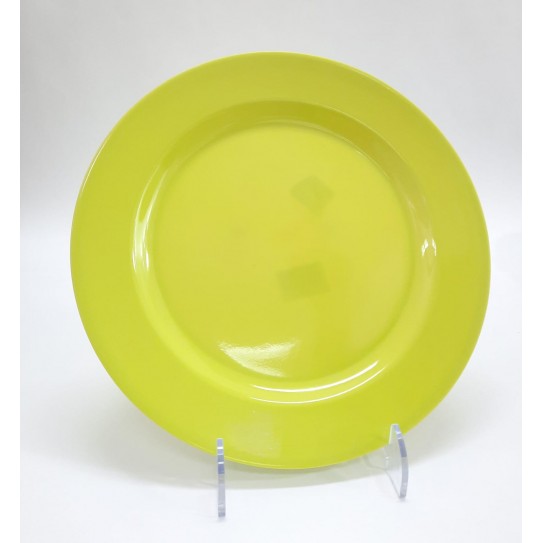 PLATO PLAYO VERDE LISO - Ø 25 cm