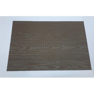 INDIV. RECTANG. 45 X 30 CM - TRAMADO MARRON  X 4 PCS