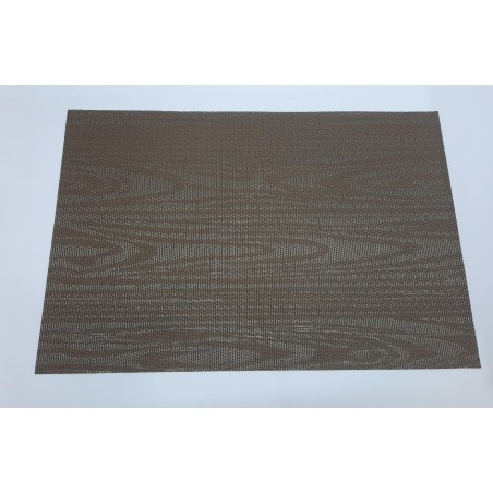 INDIV. RECTANG. 45 X 30 CM - TRAMADO MARRON  X 4 PCS
