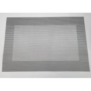 INDIV. RECTANG. 45 x 30 CM - GRIS x 4 PCS