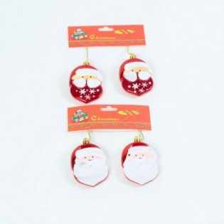 BLISTER 2 PAPA NOEL. 2 COLORES. 8 X 6CM