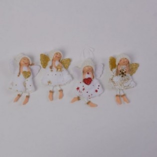 ANGEL CON GORRO. 4 SURTIDOS. 15 X 8 CM