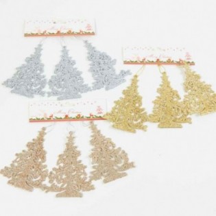 BLISTER 3 ARBOLES METAL . 3 COLORES. 13,5 X 9,5 CM