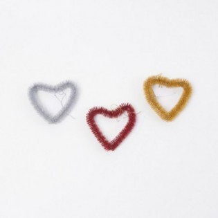 COLGANTE CORAZON. 3 COLORES. 12 CM