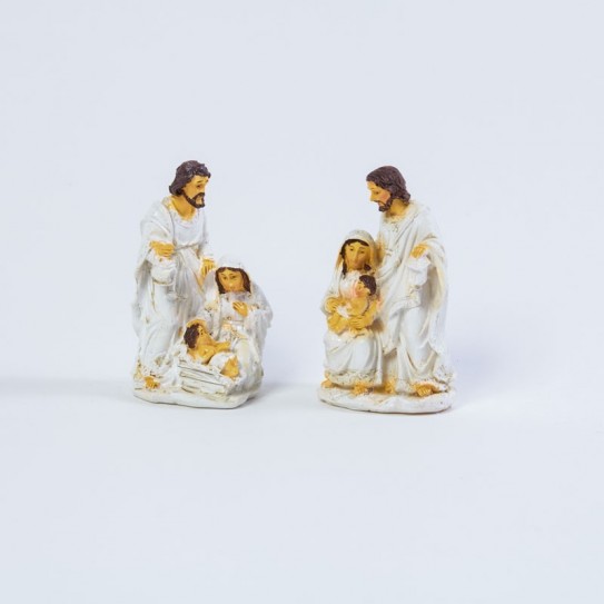 SAGRADA FAMILIA POLI. BLANCO. 2 DISEÑOS. 13 X 7 X 5 CM