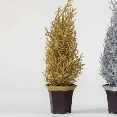 ARBOL DE NAVIDAD ORO. 14 X 14 X 38 CM.