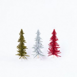 ARBOL TIRAS FELPA. 3 COLORES. 34 X 15 CM