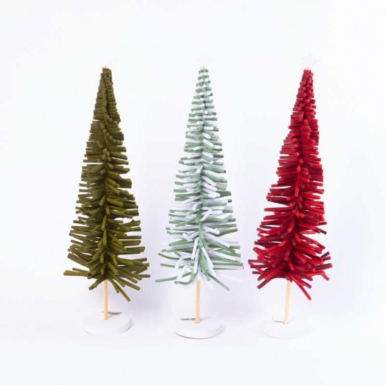 ARBOL TIRAS FELPA. 3 COLORES. 53,5 X 17 CM.