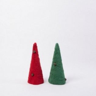 ARBOL CONICO. 3 CASC. 2 COL. 31 X 12 X 12 CM